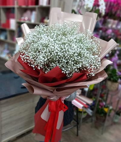 Букет цветов из: Гипсофила в Китаевском